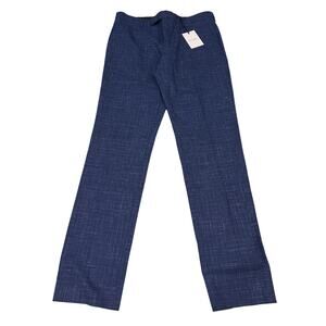 11-31 PAUL SMITH Men's NWT Gents Slim Fit Trouser Unhemmed Blue Size 34/Medium
